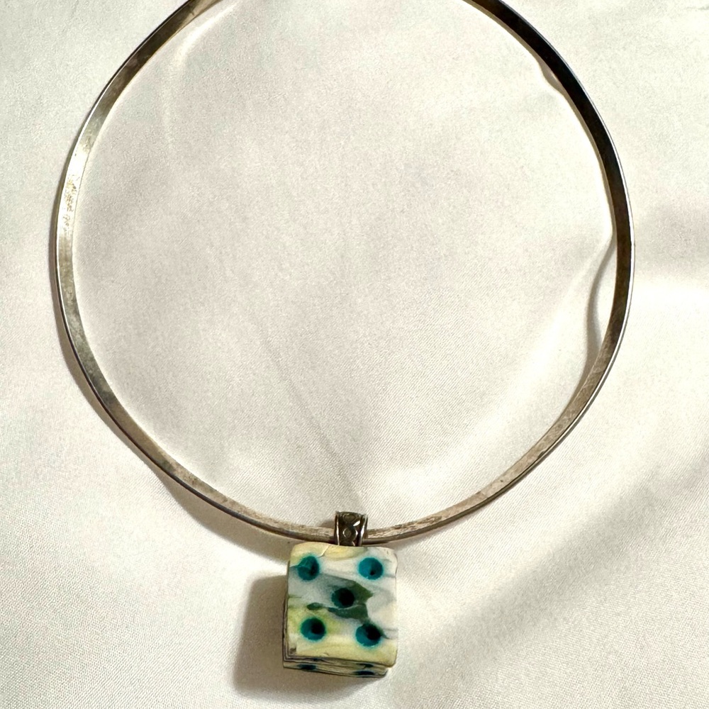 Handmade Dice Choker Necklace Funky Punk Jewelry